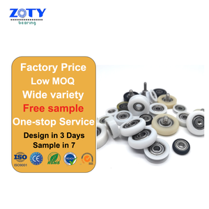 ID 3 MMPOM Kunststoffrad mit Kugellager Nylon-Lenkrolle für Möbel und Trolleys - Product Image 1