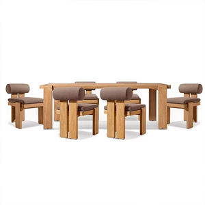 Silla de teca de jardín nórdico, <span class=keywords><strong>mesas</strong></span> y sillas de teca anticorrosión impermeables, juego de muebles de exterior para Patio, silla de teca para Hotel junto al mar - Product Image 6