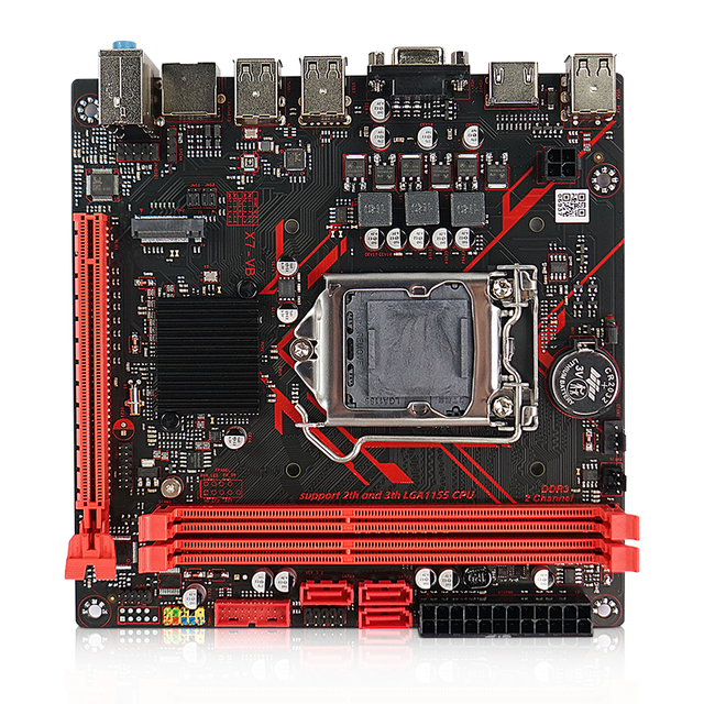 High Performance B75 PC Motherboard Support LGA 1155 2nd 3rd Gen Xeon E3-V2 CPU Dual DDR3 16G Desktop Motherboard