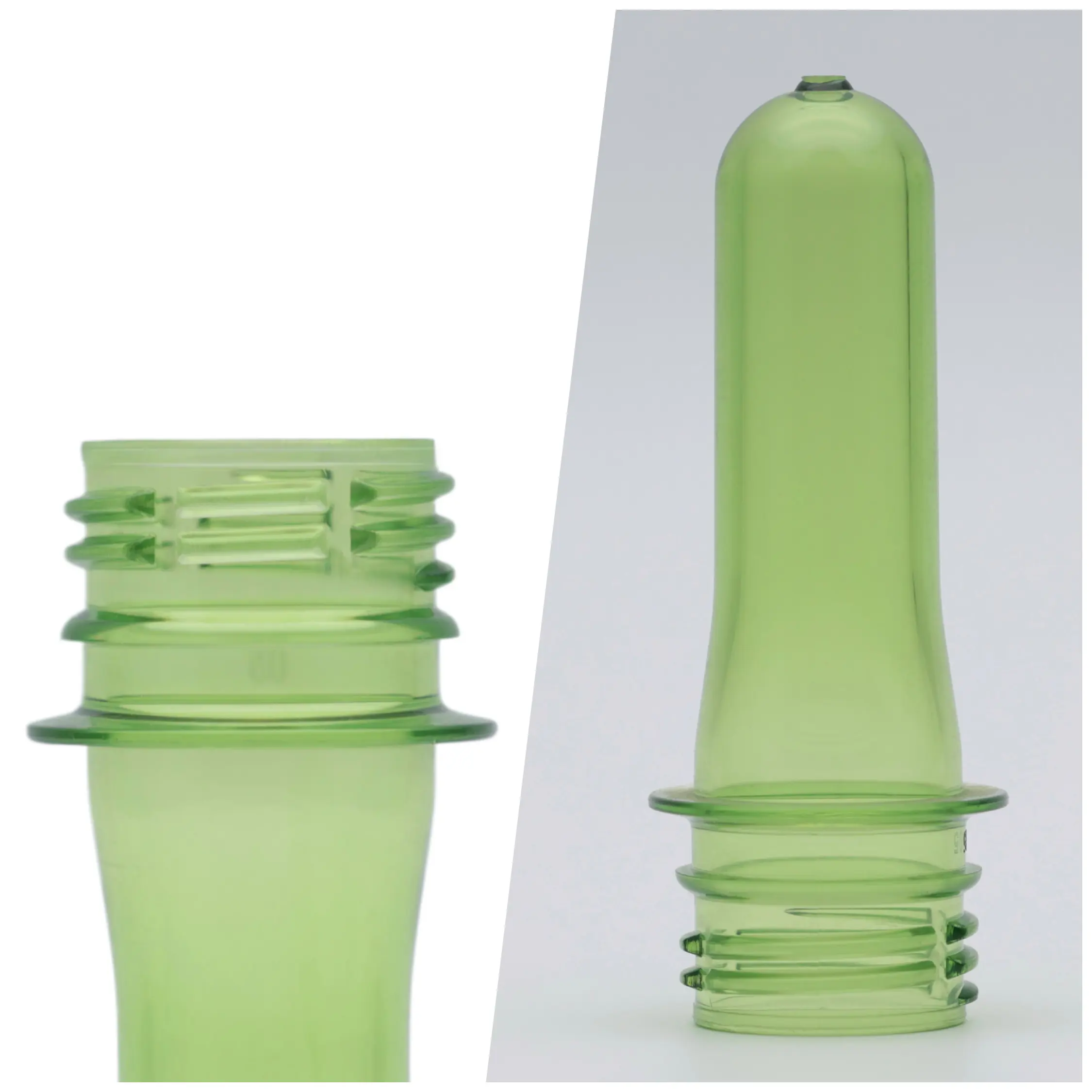 Pré-forma plástica de alta demanda para garrafas de água e suco, 28 mm PCO1810 de pescoço PET 11g - 70g, venda imperdível