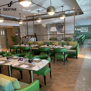 One Stop Turnkey Solution Juegos de muebles de <span class=keywords><strong>restaurante</strong></span> de hotel completos de lujo de diseño único de gama alta para <span class=keywords><strong>restaurante</strong></span> Comedor - Product Image 5