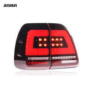 Jushun Led Tail <b>Lights</b> For 2002-2007 Toyota Land Cruiser Lc100 Red Black Edition 12V Car <b>Rear</b> <b>Light</b> Assembly - Product Image 1