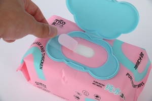 Lingettes pour bébé épaisses à motif perlé, pack familial abordable de 80 lingettes humides de grande taille - Product Image 6