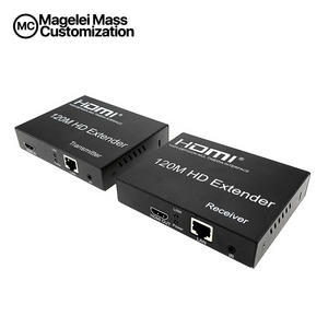 Vente en gros Full HD 1080P 3D HDMI Extender sur un seul câble Cat5e Cat6 jusqu'à 120m compatible avec Fire Stick et Blue-ray - Product Image 4