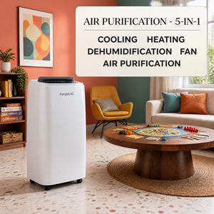 Eco-Efficient Portable <b>Air</b> <b>Conditioner</b> 7k-18k BTU Gree Compressor Pure Copper 5-in-1 Mobile HVAC Multi-Function Aircon CE - Product Image 1
