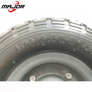 <span class=keywords><strong>4</strong></span>,10/3,50-5 de goma neumática de aire tipo de rueda del camión de mano para trolely carros con precio bajo - Product Image 4