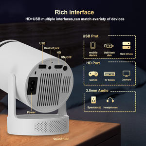 Topleo Hy300 Pro Plus Mimi Multimédia Inteligente Android 11 Projetor de Som HiFi Mini Projetor Home Beamer Projetor - Product Image 2