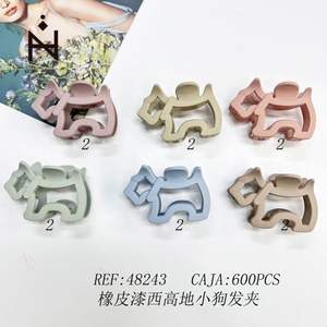 Pinzas para el Cabello con Diseño de Perro West Highland, Pintadas con Esmalte de Goma, 600 Unidades por Caja - Product Image 1