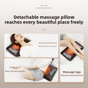 Colchón de Masaje Inteligente <span class=keywords><strong>para</strong></span> Cuello, Espalda y Cuerpo, Multifuncional, Eléctrico, <span class=keywords><strong>para</strong></span> el Hogar, con Función Musical - Product Image 3