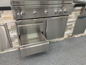 Combinación de cajón de puerta de Isla de barbacoa de cocina exterior de acero inoxidable - Product Image 4