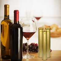 Tapas Termoencogibles de PVC para Botellas de Vino, Tapas Cilíndricas para Botellas con Tecnología de Termoencogimiento