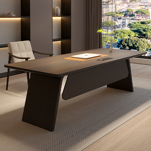Scrivania Modulare di Lusso in Legno Certificata CE, Tavolo e Sedie da <span class=keywords><strong>Ufficio</strong></span>, Scrivania per Computer, Arredamento per <span class=keywords><strong>Ufficio</strong></span> Domestico dal Design Moderno - Product Image 1
