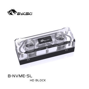 Bykski B-NVME-SL <span class=keywords><strong>M</strong></span>.2 ソリッドステートドライブ アクリル製コールドヘッド - Product Image 5