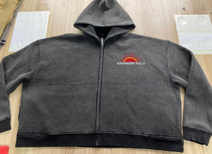 Custom Logo 100% Zip up Stone Wash <strong>Hoodies</strong> High Quality Zip up Joggers <strong>Gym</strong> Jacket Vintage Wash Bxoy Crop Men <strong>Hoodies</strong> - Product Image 5