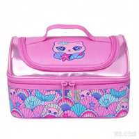 Set Tas Sekolah Anak Lucu 4 in 1 untuk Anak SD, Termasuk Tas Ransel, Tas Makan Siang, Kotak Pensil & Botol Minum untuk Siswa SD