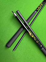 Queue de billard américaine de haute qualité, 58 pouces, joint 1/2, style chinois, dragon doré, manche en carbone, pointe de 13 mm
