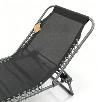 Chaise longue moderne réglable et pliable de haute qualité, multifonctionnelle, avec structure métallique résistante à l'usure, pour l'extérieur