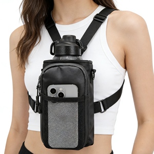 Porta Borraccia Magnetico Portatile a Tracolla per Pendolarismo Quotidiano, Viaggi e Sport all'Aperto - Product Image 1