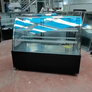 Mở kính cong trở lại hộp trưng bày bánh lạnh 0.9m 1.2m 1.5m 1.8m quầy trưng bày bánh mì nhiệt độ đơn - Product Image 3