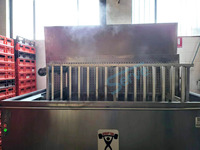 Attrezzatura per la rimozione di grasso per decarbonizzazione resistente per uso industriale in acciaio inossidabile con serbatoio di ammollo riscaldato