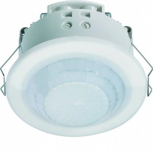 Rilevatore di Presenza e Movimento Hager a 360 Gradi, Sensore da Soffitto a Incasso 10A - Product Image 1