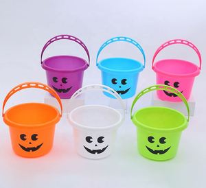 Panier citrouille portable d'Halloween pour la collecte de bonbons, jouet coloré pour enfants, seaux de rangement pour bonbons - Product Image 2