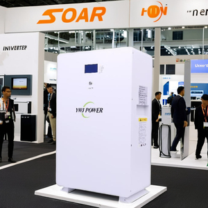 ตู้เก็บพลังงาน LiFePO4 แบบติดผนังระดับพรีเมียม 51.2V 5kWh 10kWh เกรด A สำหรับสำรองพลังงานแสงอาทิตย์สำหรับบ้าน ใช้กับระบบกักเก็บพลังงานแสงอาทิตย์สำหรับครัวเรือน - Product Image 3