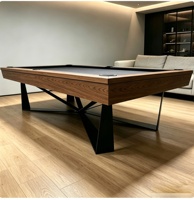 WANYAJU Design Mini table de billard d'intérieur 3 en 1 personnalisable avec plateau en ardoise et tiroir, convertible en table de jeu