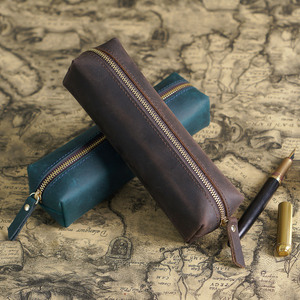 Sac à clés multifonction en cuir Sac pour permis de conduire en cuir de vachette de grande capacité pour hommes <span class=keywords><strong>et</strong></span> femmes Pochette à main à main - Product Image 4