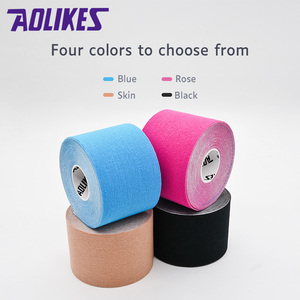 Aolikes-Ruban <span class=keywords><strong>de</strong></span> <span class=keywords><strong>kinésiologie</strong></span> prédécoupé, adhésif médical unisexe, étanche, sport musculaire, 5cm * 5m, #3520 - Product Image 2