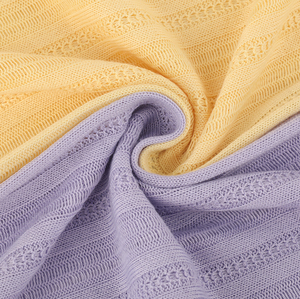 Bán Buôn Tùy Chỉnh Jacquard Vải Dệt Kim 100% Polyester Thiết Kế Đơn Giản Ngoại Quan Mô Hình Thời Trang Rất Nhiều Cổ Phiếu Cho Phụ Nữ Của Quần Áo - Product Image 4