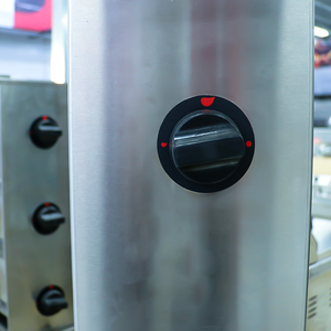 Máquina de <span class=keywords><strong>Kebab</strong></span> <span class=keywords><strong>Doner</strong></span> Automática de Acero Inoxidable HELAXEN, Máquina de Shawarma Comercial Duradera que Funciona con Gas, Temperatura Precisa - Product Image 2