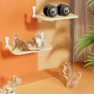 Новый однотонный узор складной подвесной гамак для кошек гнездо или кровать для балконного окна стеклянная присоска кошачий домик - Product Image 6