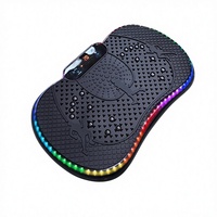Plateforme vibrante pour exercices corporels complets, masseur, équipement de fitness, plateforme vibrante avec bande lumineuse LED colorée