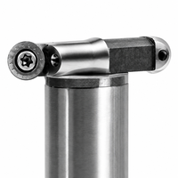 Fraise à rainures en T indexable à coins arrondis, avec plaquettes RCMT, pour usinage de moules CNC, refroidissement interne