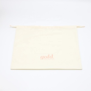 Promotional Custom Cotton Linen Drawstring Shopping Bag Reusable Muslin Cotton Gift Promotion Bg - Product Image 3