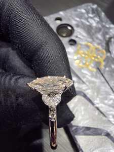 Elegante Anillo de Diamantes de Platino para Mujer, Diseño Simple, Anillo de Compromiso y Boda, Certificado IGI, Lujo, Brillo Intenso, Listo para Regalo - Product Image 6