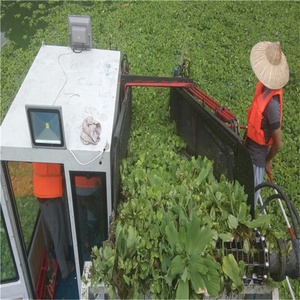 <span class=keywords><strong>Bateau</strong></span> de récolte d'algues KEDA / Machine de nettoyage des algues lacustres / Écrémeur de déchets à <span class=keywords><strong>moteur</strong></span> diesel automatique - Product Image 6