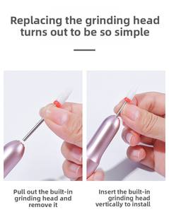 Lima de Uñas Profesional para Salón de Belleza, Herramienta Moderna para Manicura en Casa, Lima Inteligente para Eliminar Piel Muerta - Product Image 3