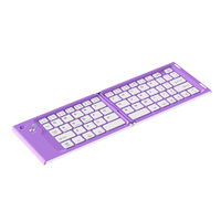 Teclado Plegable K024 de 66 Teclas, Bluetooth, para Oficina, Modo Dual, USB, Cableado, 5 Millones de Presiones, para Teléfono, Tableta Android y Windows