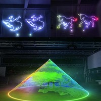 Nuevo Láser de Escenario con Control por Aplicación Móvil de 1W 2W 3W 5W 6W, ILDA RGB, Animación 3D, Luz Láser para Fiestas, Discotecas, DJ, Clubes, Bodas, Eventos, Bares