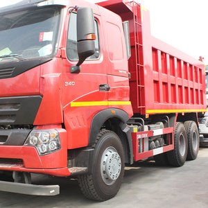Camion benne d'occasion Sinotruk Howo de bonne qualité, 371 CV, 6X4, pour le transport de déchets de construction, conduite à gauche - Product Image 4