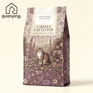 Arena para Gatos <span class=keywords><strong>de</strong></span> Tofu y <span class=keywords><strong>Yuca</strong></span> Natural, Aglomeración Rápida, Desechable por <span class=keywords><strong>el</strong></span> Inodoro, a Base <span class=keywords><strong>de</strong></span> Plantas, Control <span class=keywords><strong>de</strong></span> Olores para Gatos, Conejos y Mascotas Pequeñas - Product Image 1