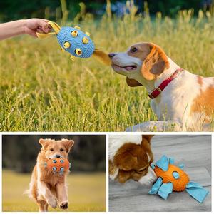 OEM Conception de football en caoutchouc naturel Jouet d'entraînement à la recherche de nourriture Mâcheurs agressifs Coussin de morsure Balle interactive Jouets pour grand chien - Product Image 6