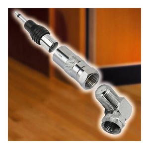 Adaptateur de récepteur satellite Connecteur d'antenne métallique 00205222 - Product Image 3