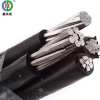 Cable Aéreo para Transmisión de Energía, Cable Trifásico Tipo Zuzara, Cable ABC de 3 Núcleos, Precio