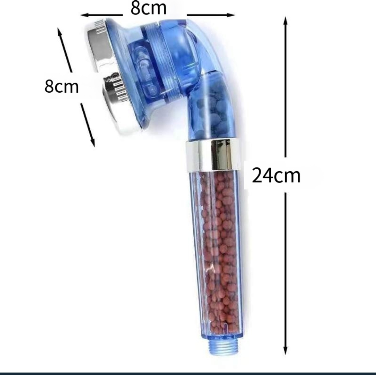Soffione doccia portatile blu