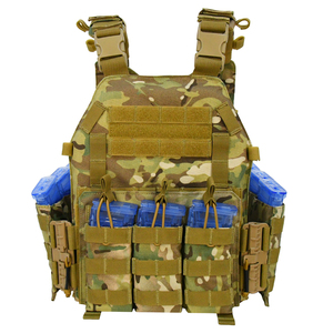 GAG 1000D <span class=keywords><strong>Gilet</strong></span> tactique léger en nylon pour l'extérieur Mulitcam Sid Pockets Plate Carrier avec pochette magnétique amovible - Product Image 4