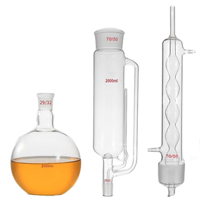 Peralatan Ekstraksi <span class=keywords><strong>Loop</strong></span> Tertutup Khusus Laboratorium, Ekstraktor Soxhlet untuk Peralatan Penyulingan Kaca - Product Image 4