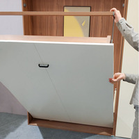 Kit de mécanisme de charnière de lit mural DIY Invisible Vertical Horizontal Murphy Bed Lift Accessoires Pliant Hide Board Charnière Gain de place